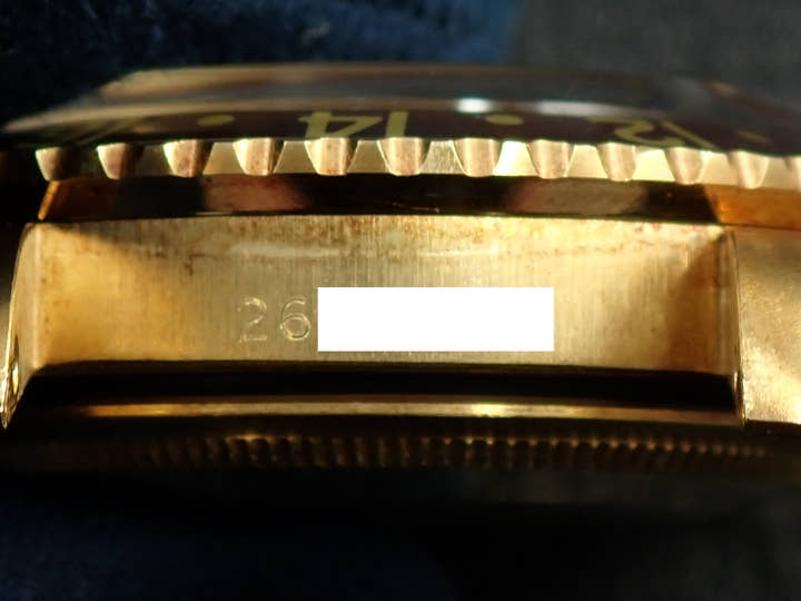 ロレックス GMTマスター Ref.1675/8 イエローゴールド ブラウン文字盤 ジュビリーブレスレット 中古 384M2331