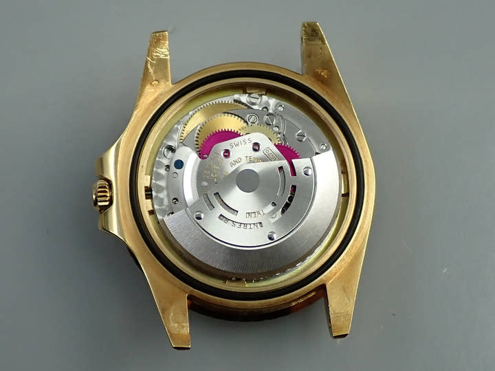 ロレックス GMTマスター Ref.1675/8 イエローゴールド ブラウン文字盤 ジュビリーブレスレット 中古 384M2331