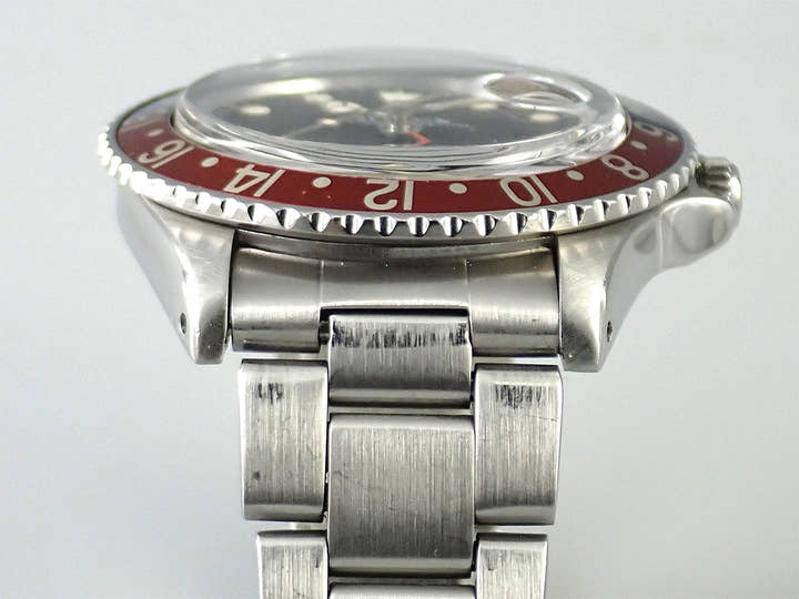 ロレックス GMTマスター Ref.1675 ステンレススチール ブラック文字盤 オイスターブレスレット