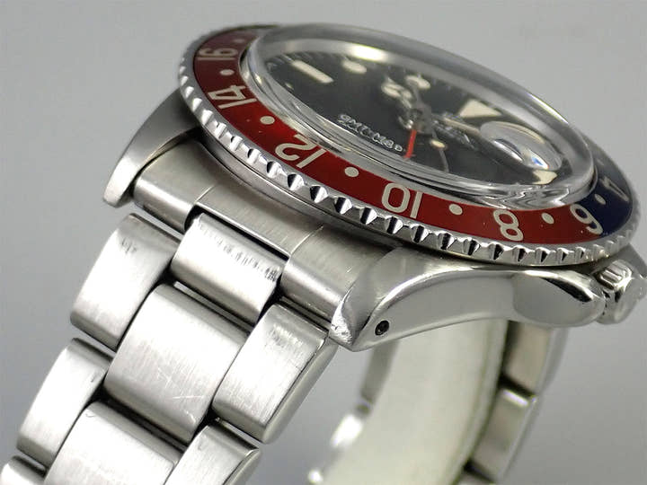 ロレックス GMTマスター Ref.1675 ステンレススチール ブラック文字盤 オイスターブレスレット