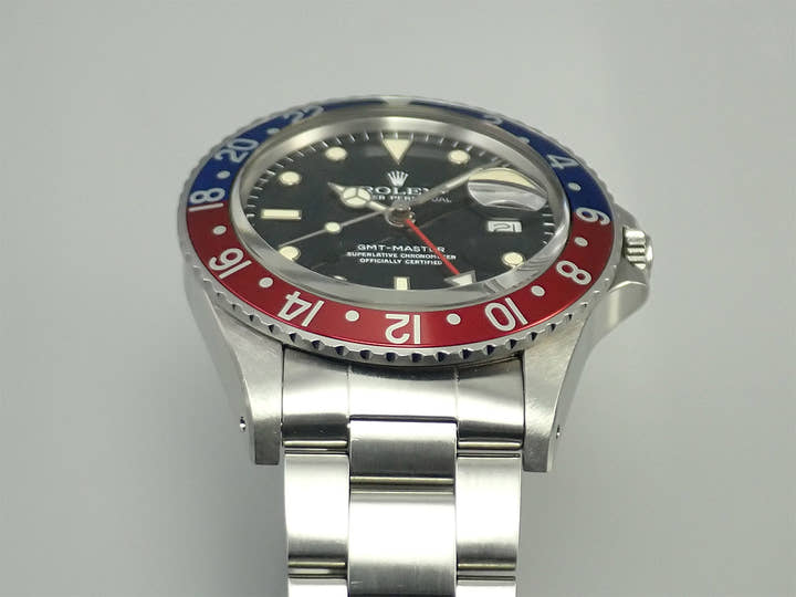 ロレックス GMTマスター Ref.16750 ステンレススチール ブラック文字盤 中古 UZZWF817