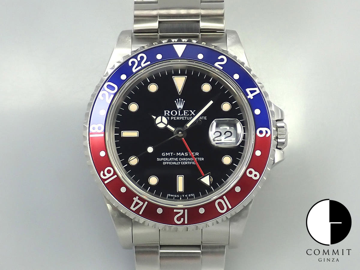 ロレックス GMTマスター Ref.16700 ステンレススチール ブラック文字盤 オイスターブレスレット