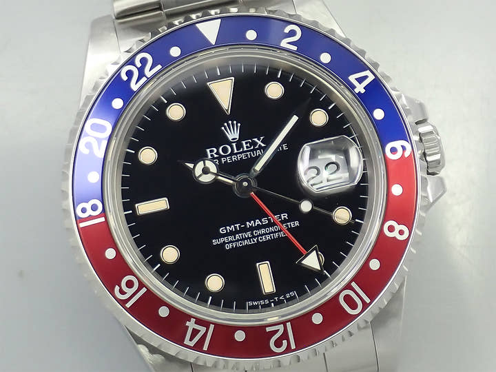 ロレックス GMTマスター Ref.16700 ステンレススチール ブラック文字盤 オイスターブレスレット