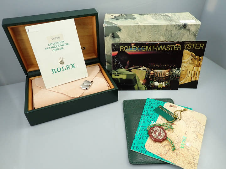 ロレックス GMTマスター Ref.16700 ステンレススチール ブラック文字盤 オイスターブレスレット