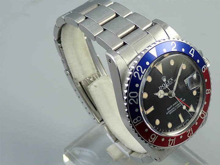 ロレックス GMTマスター Ref.16750 ステンレススチール ブラック文字盤 中古 J3953K37