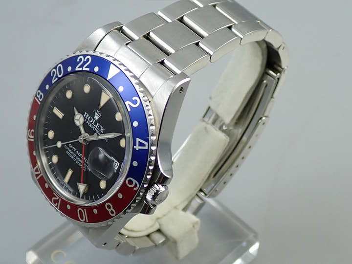 ロレックス GMTマスター Ref.16750 ステンレススチール ブラック文字盤 中古 J3953K37