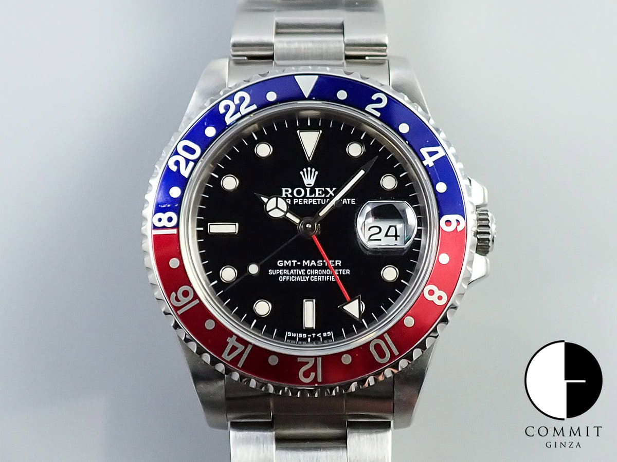 ロレックス GMTマスター Ref.16700 ステンレススチール ブラック文字盤 オイスターブレスレット