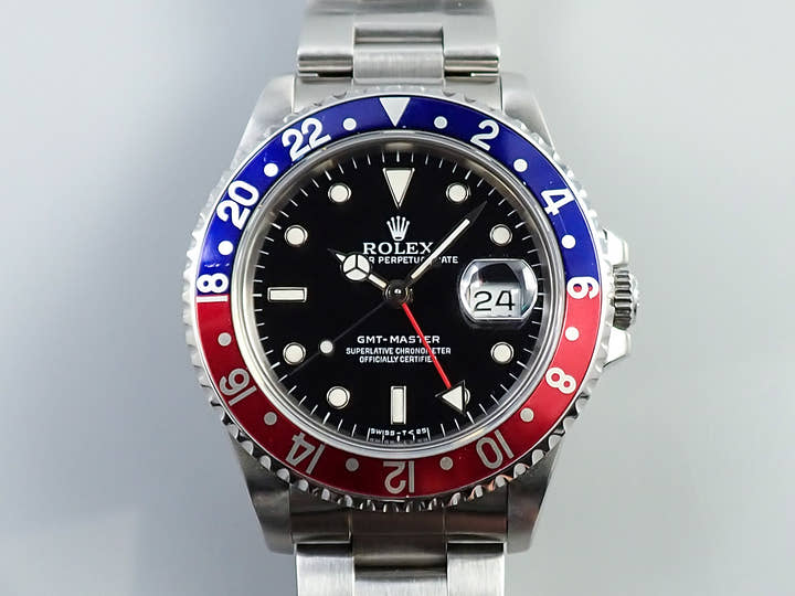 ロレックス GMTマスター Ref.16700 ステンレススチール ブラック文字盤 オイスターブレスレット