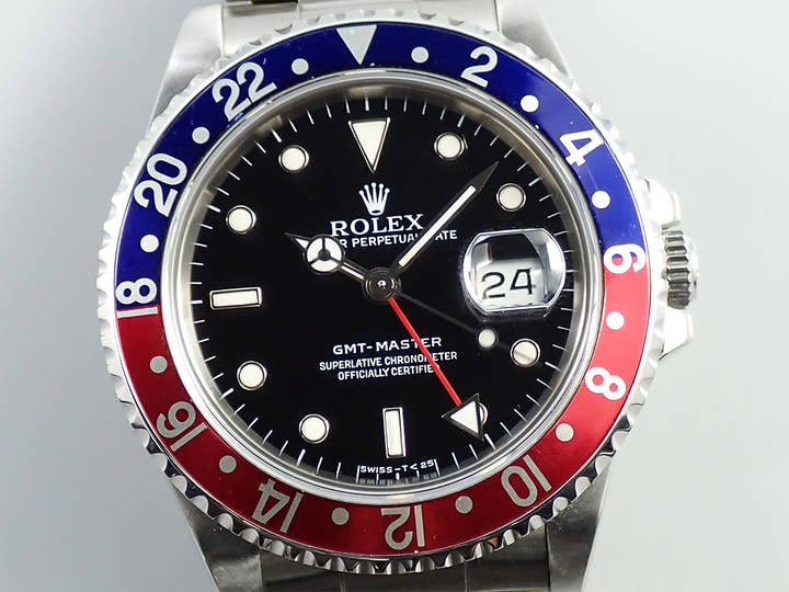 ロレックス GMTマスター Ref.16700 ステンレススチール ブラック文字盤 オイスターブレスレット