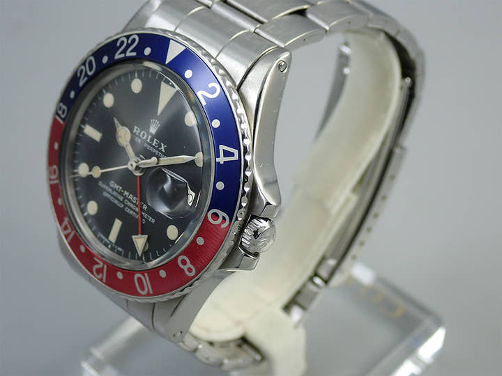 ロレックス GMTマスター Ref.1675 ステンレススチール ブラック文字盤 オイスターブレスレット
