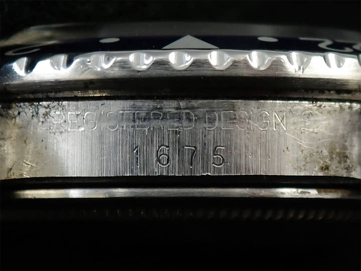 ロレックス GMTマスター Ref.1675 ステンレススチール ブラック文字盤 オイスターブレスレット