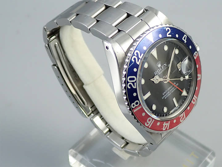 ロレックス GMTマスター Ref.16750 ステンレススチール ブラック文字盤 中古 15V6RWAP