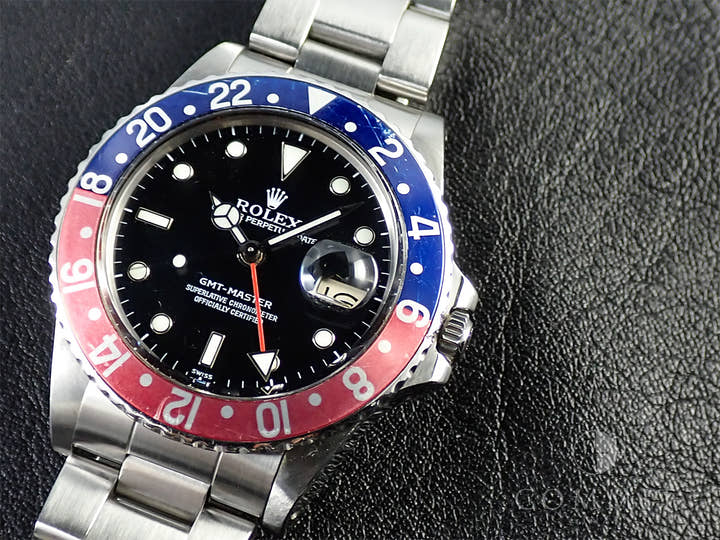 ロレックス GMTマスター Ref.16750 ステンレススチール ブラック文字盤 中古 15V6RWAP