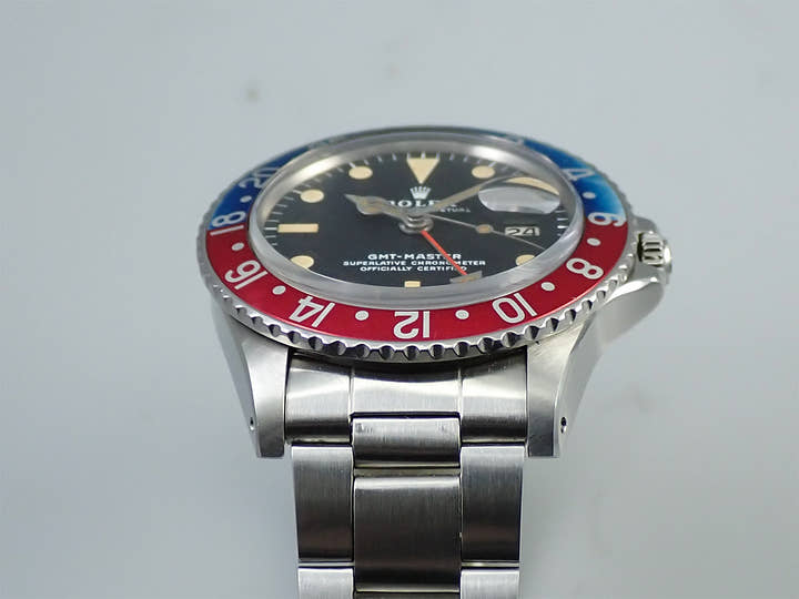 ロレックス GMTマスター Ref.1675 ステンレススチール ブラック文字盤 オイスターブレスレット