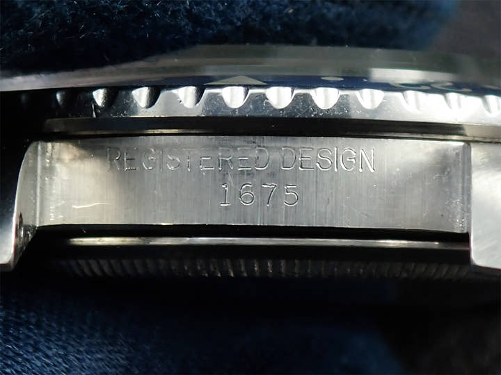 ロレックス GMTマスター Ref.1675 ステンレススチール ブラック文字盤 オイスターブレスレット