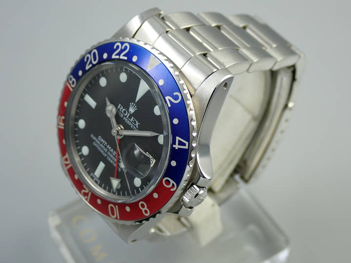 ロレックス GMTマスター Ref.1675 ステンレススチール ブラック文字盤 オイスターブレスレット