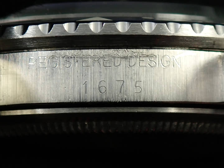ロレックス GMTマスター Ref.1675 ステンレススチール ブラック文字盤 オイスターブレスレット