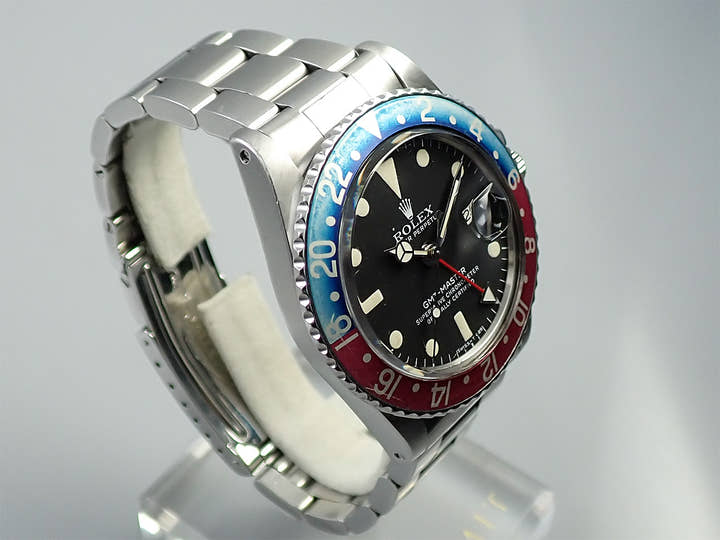 ロレックス GMTマスター Ref.1675 ステンレススチール ブラック文字盤 オイスターブレスレット