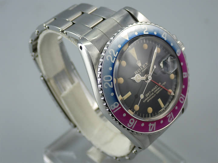 ロレックス GMTマスター Ref.1675M ステンレススチール ブラック文字盤 オイスターブレスレット