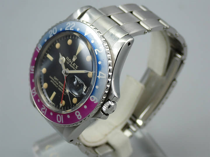 ロレックス GMTマスター Ref.1675M ステンレススチール ブラック文字盤 オイスターブレスレット