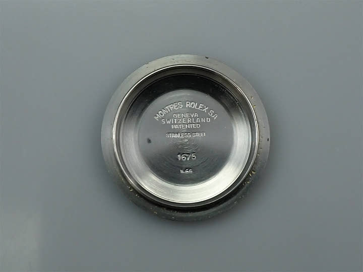 ロレックス GMTマスター Ref.1675M ステンレススチール ブラック文字盤 オイスターブレスレット