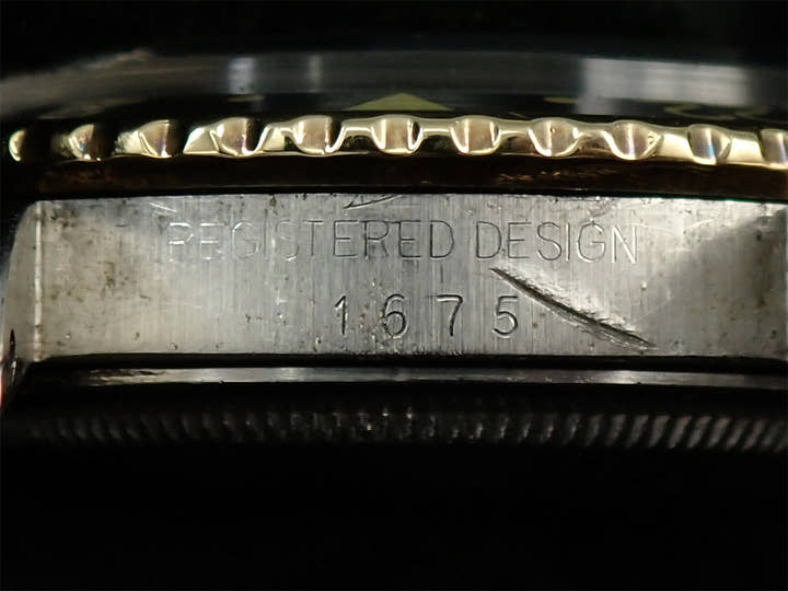 ロレックス GMTマスター Ref.1675/3 ステンレススチール/イエローゴールド ブラック文字盤 ジュビリーブレスレット 中古 9SHJ232J