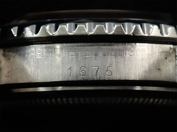 ロレックス GMTマスター Ref.1675 ステンレススチール ブラック文字盤 オイスターブレスレット