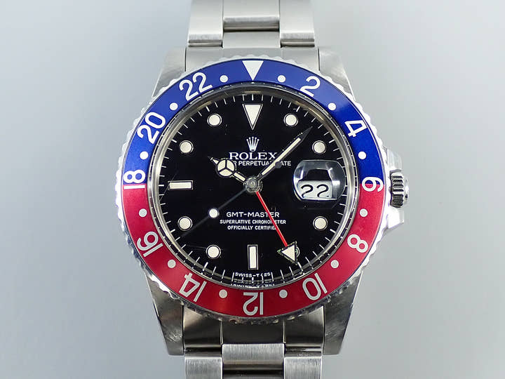 ロレックス GMTマスター Ref.16750 ステンレススチール ブラック文字盤 中古 M4T96WT0