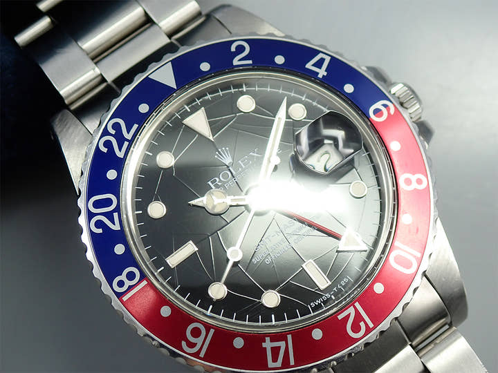 ロレックス GMTマスター Ref.16750 ステンレススチール ブラック文字盤 中古 M4T96WT0