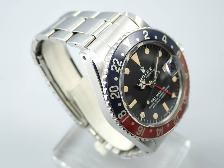 ロレックス GMTマスター Ref.1675 ステンレススチール ブラック文字盤 オイスターブレスレット