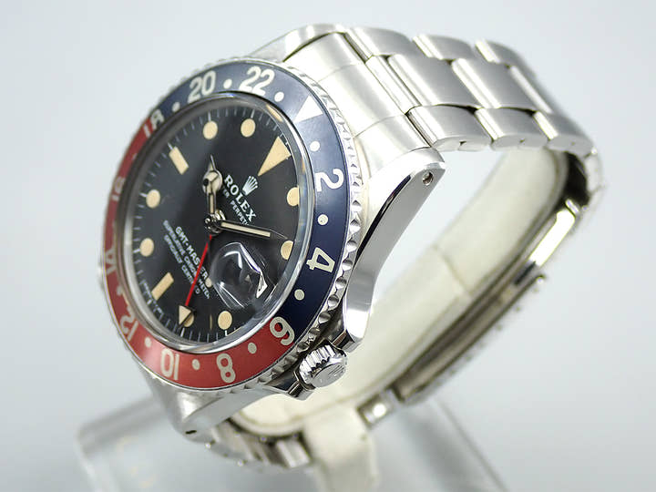 ロレックス GMTマスター Ref.1675 ステンレススチール ブラック文字盤 オイスターブレスレット