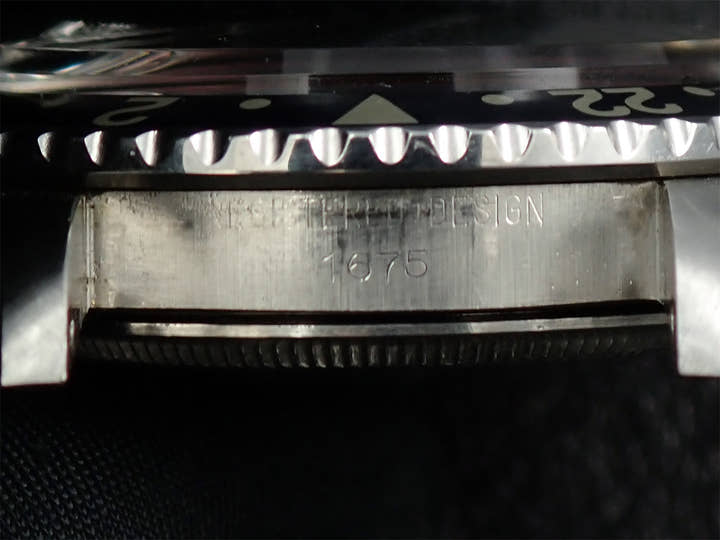 ロレックス GMTマスター Ref.1675 ステンレススチール ブラック文字盤 オイスターブレスレット