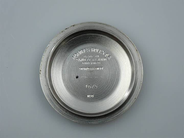 ロレックス GMTマスター Ref.1675 ステンレススチール ブラック文字盤 オイスターブレスレット