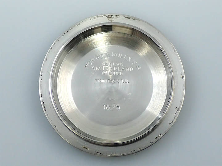 ロレックス GMTマスター Ref.1675 ステンレススチール ブラック文字盤 オイスターブレスレット