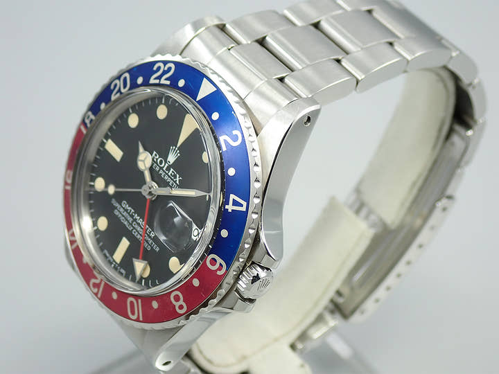 Rolex GMT-Master Ref. 16750 Stainless Steel Black Dial