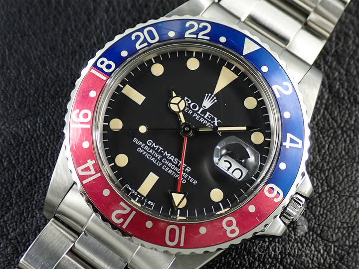 Rolex GMT-Master Ref. 16750 Stainless Steel Black Dial