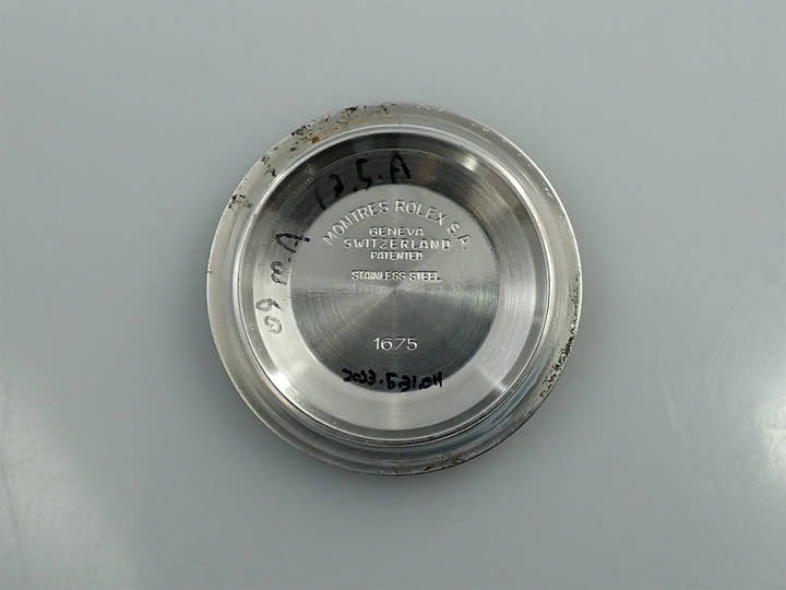 ロレックス GMTマスター Ref.1675 ステンレススチール ブラック文字盤 オイスターブレスレット