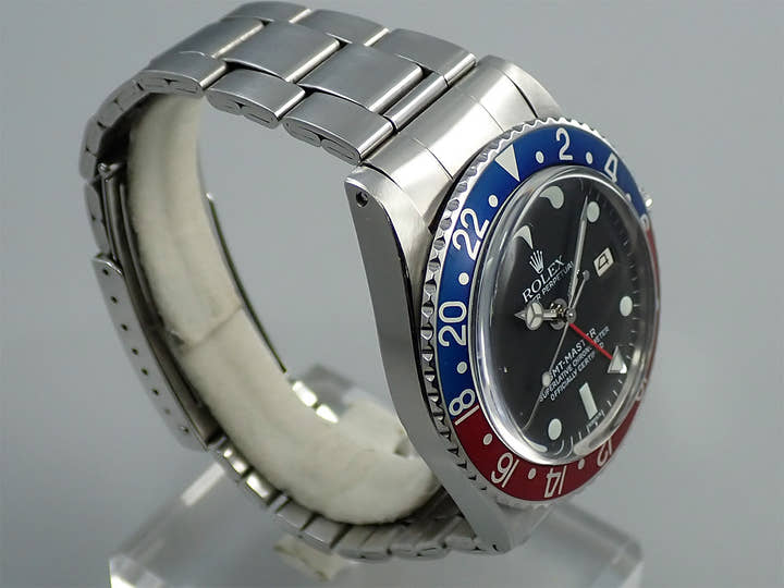 ロレックス GMTマスター Ref.1675 ステンレススチール ブラック文字盤 オイスターブレスレット