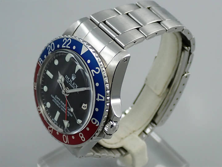 ロレックス GMTマスター Ref.1675 ステンレススチール ブラック文字盤 オイスターブレスレット