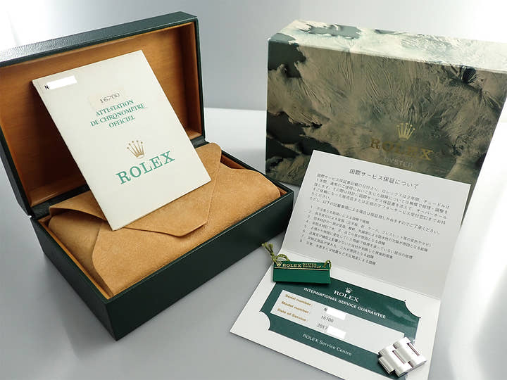 ロレックス GMTマスター Ref.16700 ステンレススチール ブラック文字盤 オイスターブレスレット