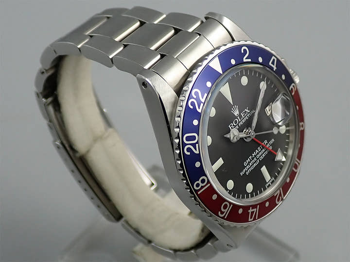 ロレックス GMTマスター Ref.1675 ステンレススチール ブラック文字盤 オイスターブレスレット