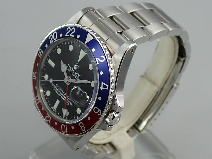 ロレックス GMTマスター Ref.1675 ステンレススチール ブラック文字盤 オイスターブレスレット