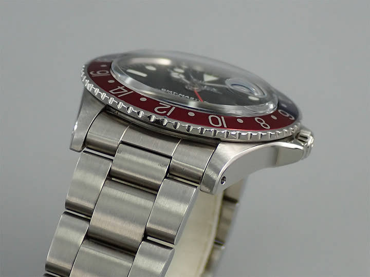 ロレックス GMTマスター Ref.1675 ステンレススチール ブラック文字盤 オイスターブレスレット