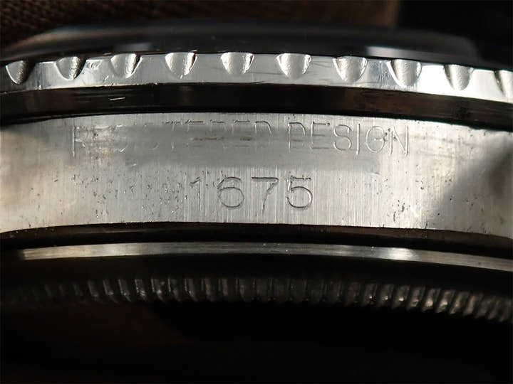 ロレックス GMTマスター Ref.1675 ステンレススチール ブラック文字盤 オイスターブレスレット