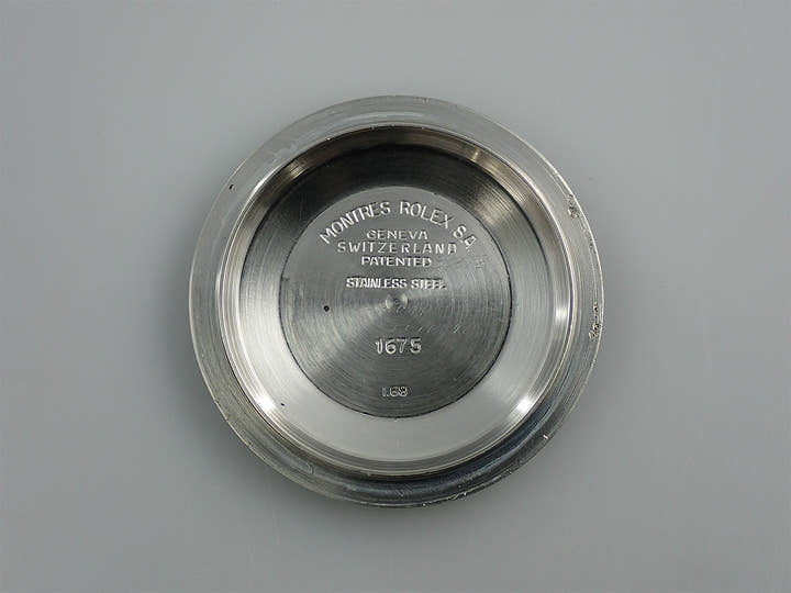 ロレックス GMTマスター Ref.1675 ステンレススチール ブラック文字盤 オイスターブレスレット