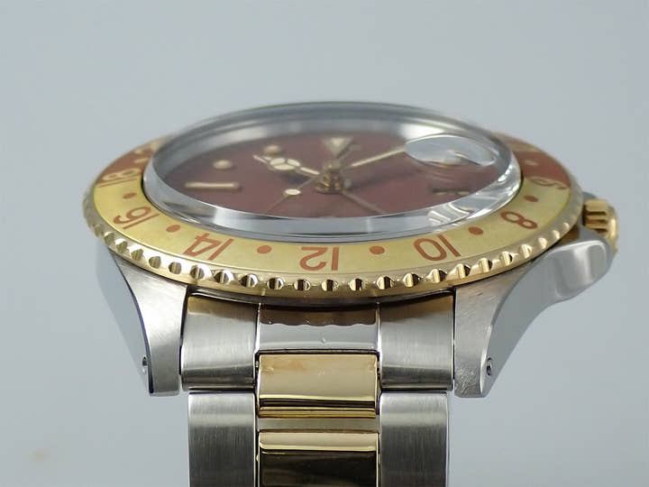 ロレックス GMTマスター Ref.1675/3 ステンレススチール/イエローゴールド ブラウン文字盤 オイスターブレスレット