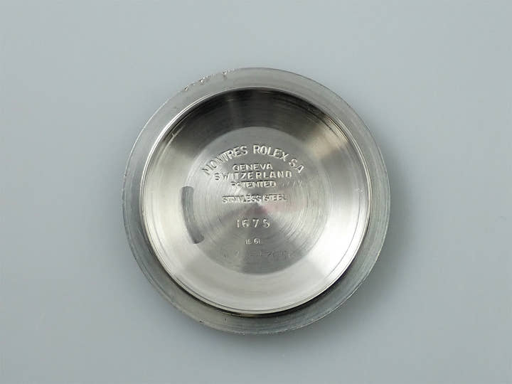 ロレックス GMTマスター Ref.1675MM ステンレススチール ブラック文字盤 オイスターブレスレット