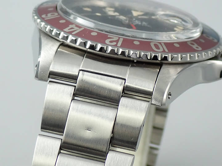 ロレックス GMTマスター Ref.1675 ステンレススチール ブラック文字盤 オイスターブレスレット