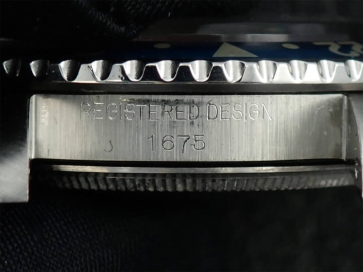 ロレックス GMTマスター Ref.1675 ステンレススチール ブラック文字盤 オイスターブレスレット