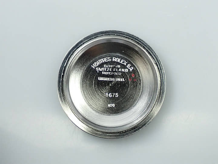 ロレックス GMTマスター Ref.1675 ステンレススチール ブラック文字盤 オイスターブレスレット